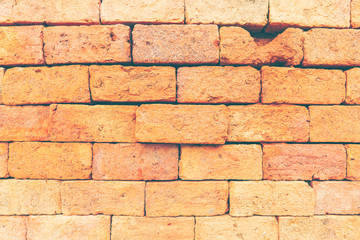 Background of old vintage brick wall