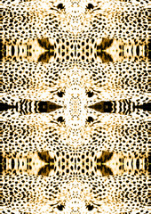 Leopard skin texture allover
