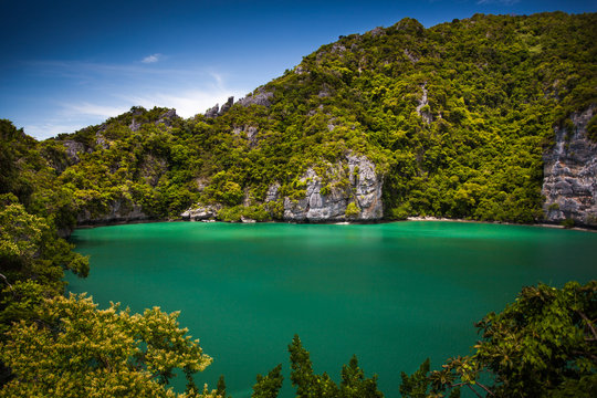 Thale Nai lagoon, Mae Koh island, Ang Thong National Marine Park, Thailand