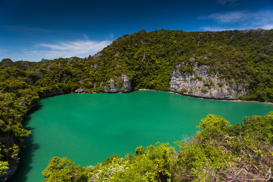 Thale Nai lagoon, Mae Koh island, Ang Thong National Marine Park, Thailand