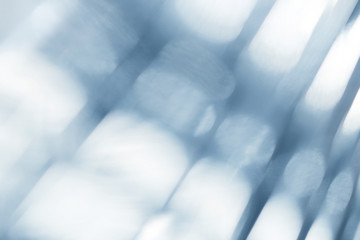 Blue blurred defocused lights