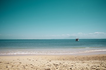 Fototapeta na wymiar Playa azul
