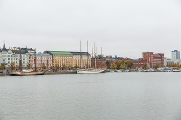 Obraz premium Helsinki city view in autumn
