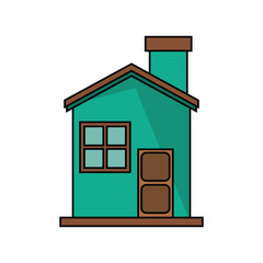 House icon. Home real estate building and residential theme. Isolated design. Vector illustration