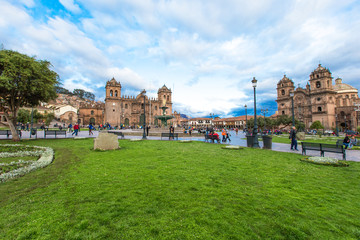 CUSCO PERU-NOV. 9: Cathedral of Santo Domingo on Nov. 9 2015 in