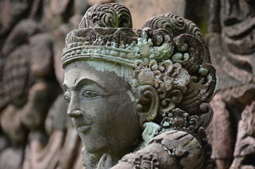 Balinese Hindu Sculpture Detail