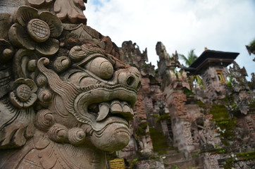 Balinese Sculpture Detail Hindu God