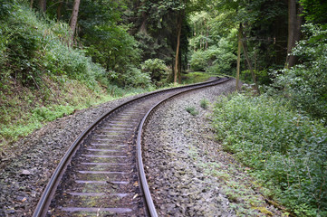 Gleise im Harz