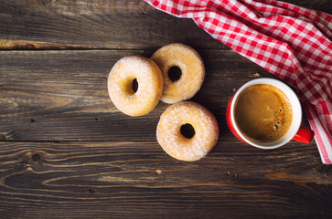 Coffee and donuts