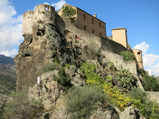 Obraz premium Korsika Corte 33 Burg