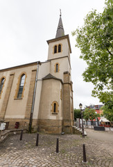 Fototapeta na wymiar Church in Dommeldange