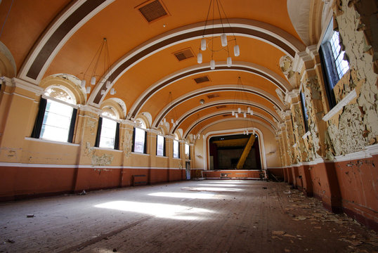 Victorian Ballroom In Asylum Hospital