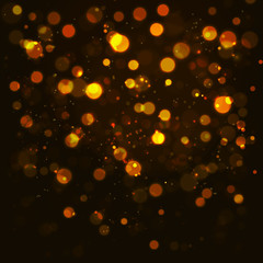 Vectorgold  bokeh abstraction background. 