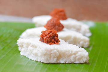 Kiribath, The milk rice is a traditional Sri Lankan food made from rice and coconut milk which is used to be a main food on any cultural ceremony or occasion