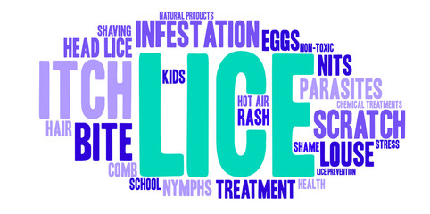 Obraz premium Lice Word Cloud on a white background. 
