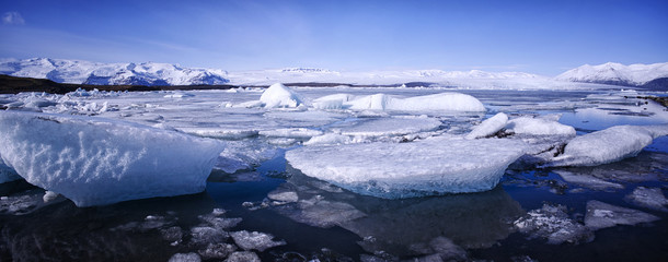 Jokulsarlon Icebergs, Iceland