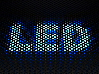 Light-emitting diode (LED) sign