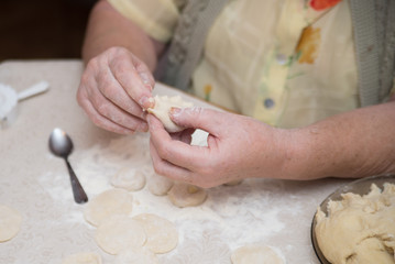 Handmade dumplings are classic Polish dishes.