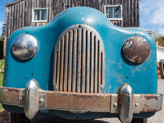 Blue toy car