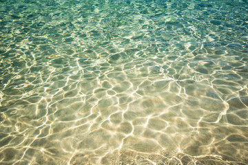 Fototapeta premium Transparent sea and crystal clear water of Sardinia.