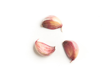 Raw Red Garlic