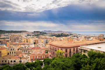 Fototapeta na wymiar View of Cagliari, Sardinia, Italy.
