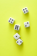 A collection of dices 