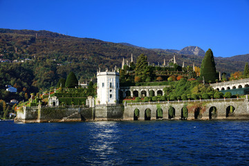 Fototapeta na wymiar Scenic view of the Isola Bella, Lago Maggiore, Italy, Europe