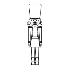nutcracker toy icon image vector illustration design 