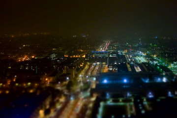 Fototapeta premium Aerial view of Turin