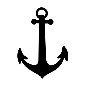 anchor nautical icon image vector illustration design 