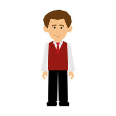 formal dress man icon image vector illustration design 