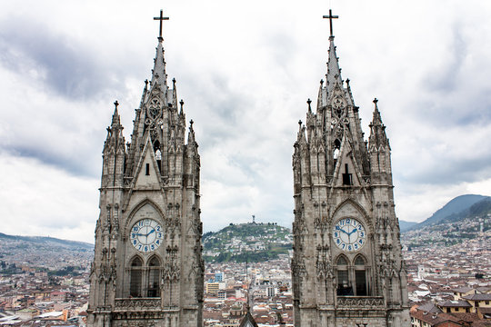 twin towers Quito Ecuador