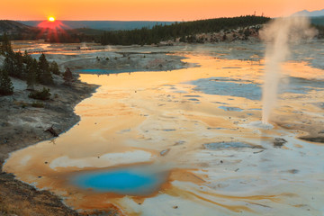 Porcelain Springs Sunset