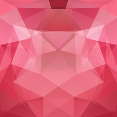 Background of geometric shapes. Red mosaic pattern. Vector EPS 10. Vector illustration