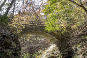 Bridge in Matthiessen State Park