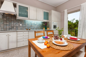 interior of a kitchen
