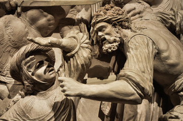 Massacre of the Innocents, Sculpture of the cathedral of Avila, Spain