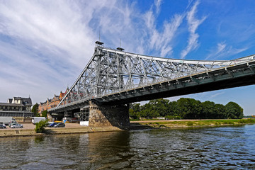 Obraz premium Blaues Wunder, Dresden