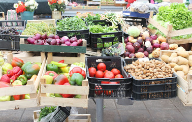 Market stall crates
