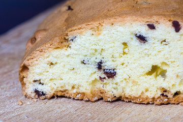Doughnut with chocolate flakes
