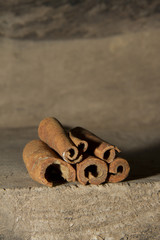 Cinnamon at wood