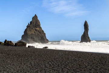 Black sand beach, Vik Iceland