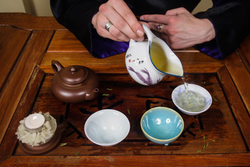  Chinese tea ceremony.
