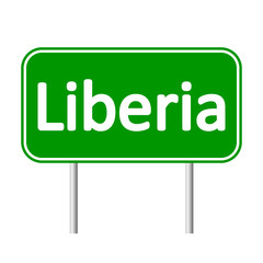 Liberia road sign.
