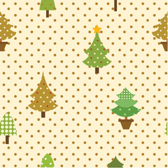 seamless pattern christmas tree
