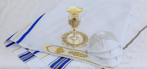 Prayer Shawl - Tallit, jewish religious symbol