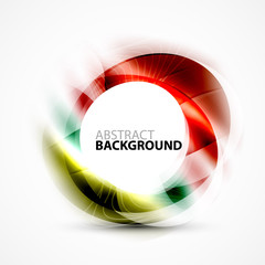 Modern shiny blurred swirl template