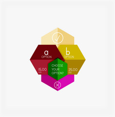 Paper infographic template