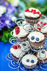 berry cupcakes